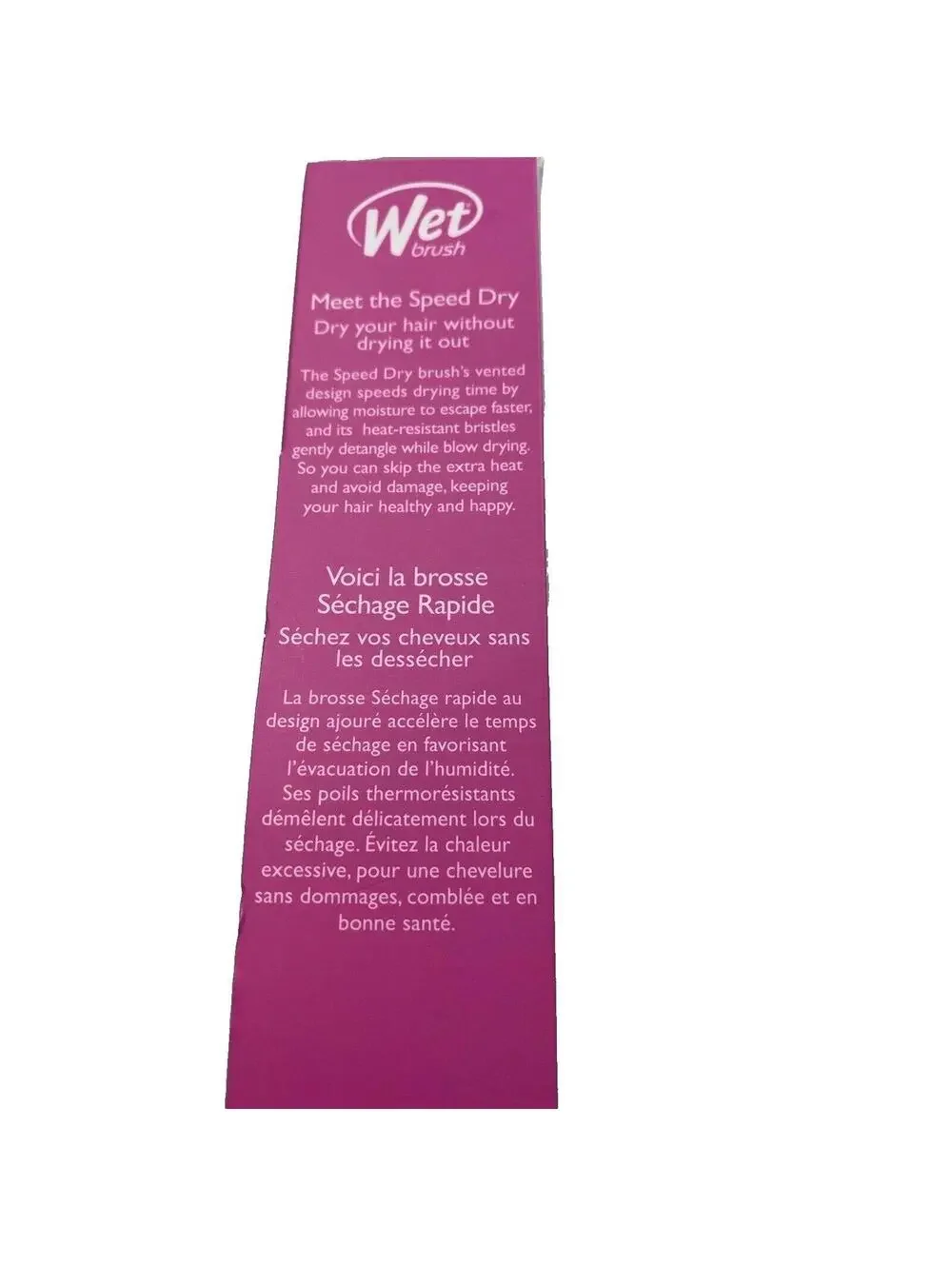 Wet Hair Brush Detangler Smooth Tangle-Free Brushing for All Hair Types New